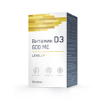 LevelUp Vitamin D3 600 ME 60 капсул