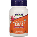 NOW Vitamin D-3 5000 iu 240 caps