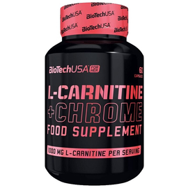 BiotechUSA L-carnitine+CHROME 60 caps