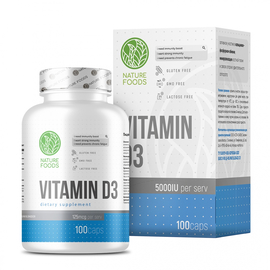 Nature Foods Vitamin D3 5000IU 100 капсул