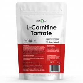 ATLETIC FOOD 100% PURE L-CARNITINE TARTRATE - 50 ГРАММ