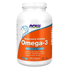 NOW OMEGA-3 1000 MG 500 КАПСУЛ