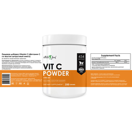Atletic Food 100% Vitamin C (Ascorbic Acid Powder) 250 гр