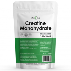 ATLETIC FOOD 100% MICRONIZED CREATINE MONOHYDRATE - 500 ГРАММ