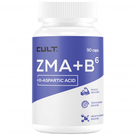 CULT ZMA + B6 + D-ASPARTIC ACID - 90 КАПСУЛ