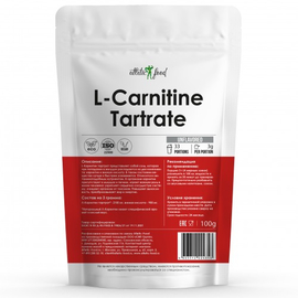 ATLETIC FOOD 100% PURE L-CARNITINE TARTRATE - 100 ГРАММ